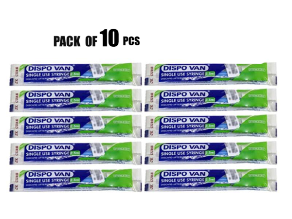 DISPOVAN 2.5ML SYRINGE WITH NEEDLE - Image 2