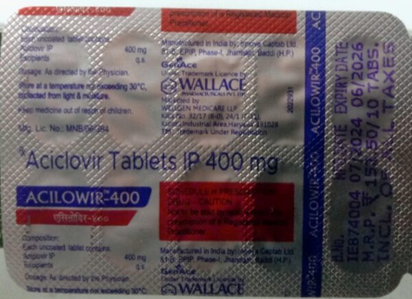 ACILOWIR 400 TABLET - Image 3