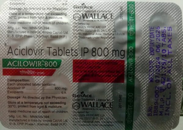 ACILOWIR 800 TABLET - Image 3
