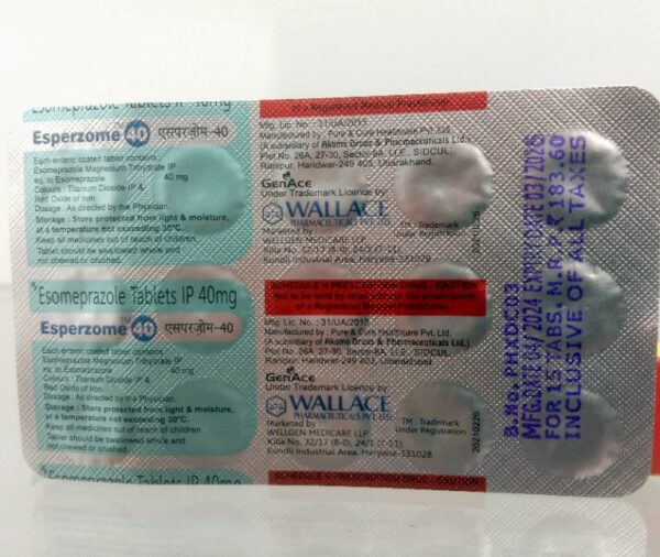 ESPERZOME 40 MG TABLET - Image 2