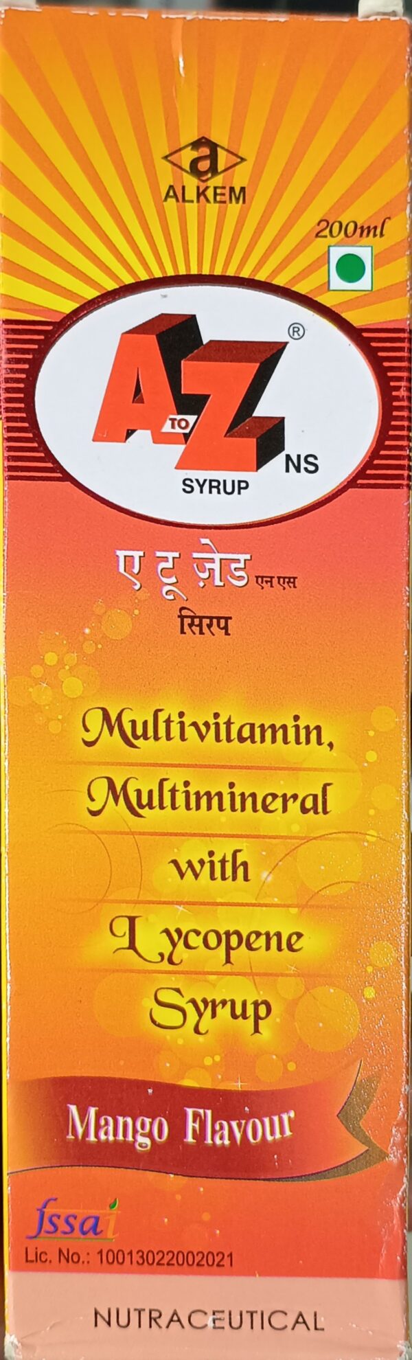A TO Z NS SYRUP 200 ML