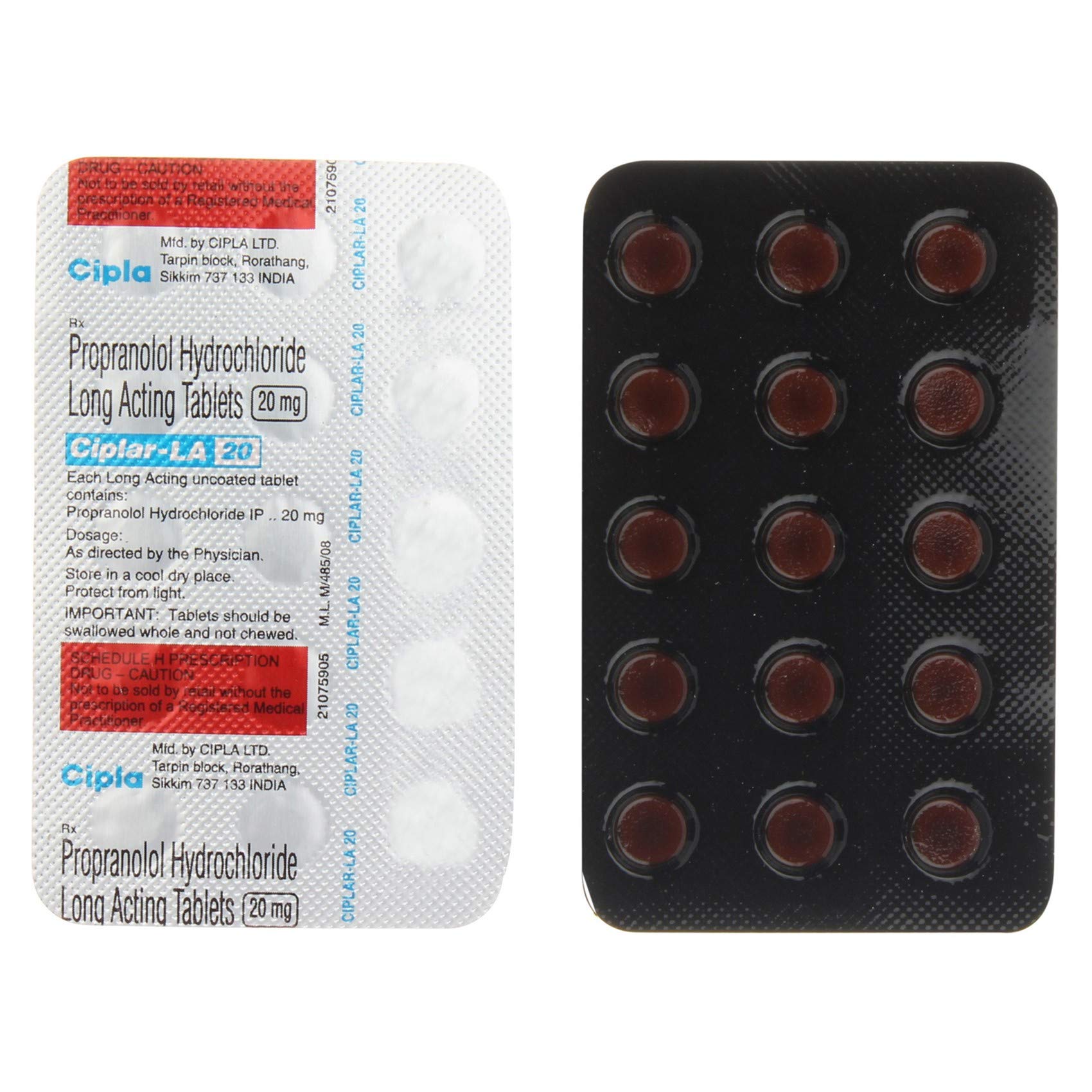 CIPLAR LA 20 TABLET