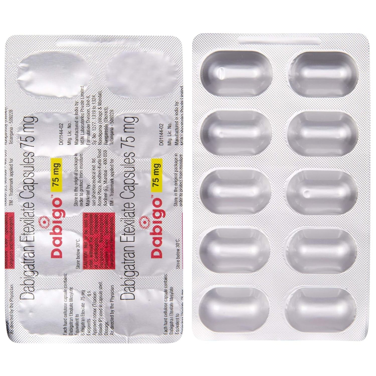 DABIGO 75MG CAPSULE
