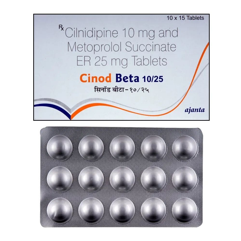 CINOD BETA 10/25MG TABLET