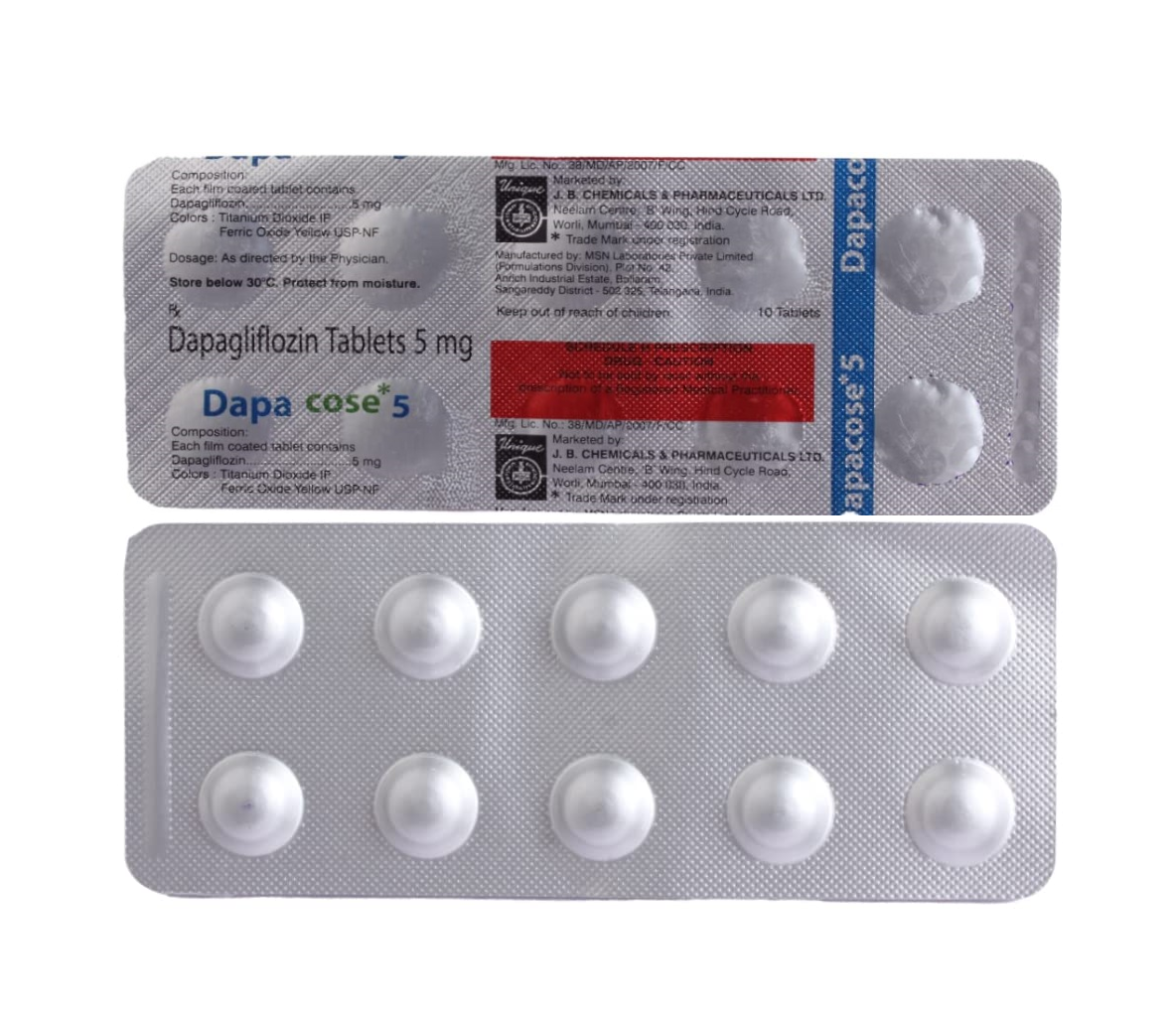 DAPACOSE 5MG TABLET