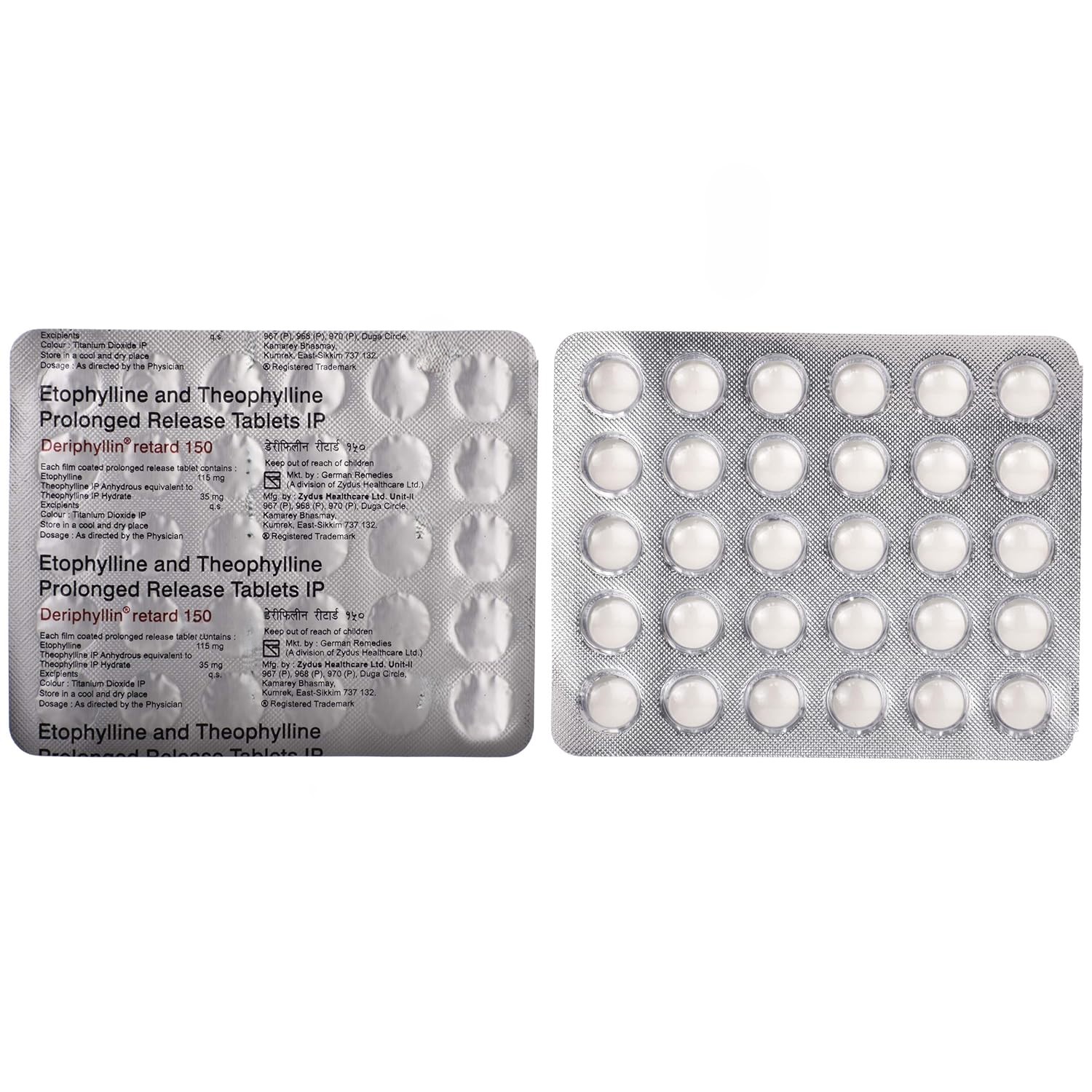 DERIPHYLLIN RETARD 150MG