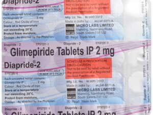 DIAPRIDE 2MG TABLET