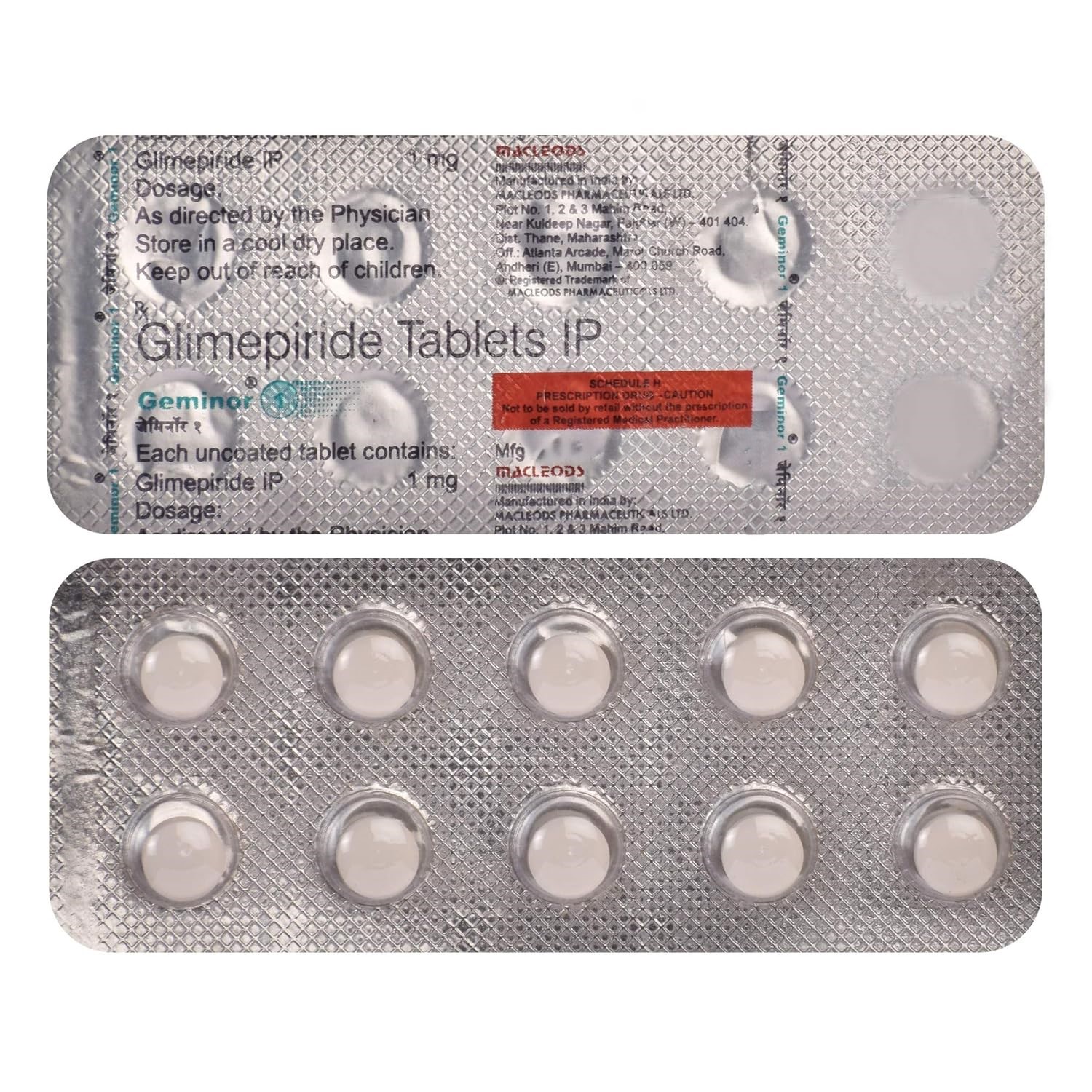 GEMINOR 1MG TABLET