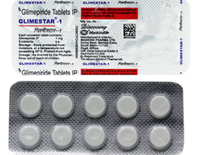 GLIMESTAR 1MG TABLET