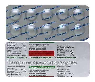 ENCORATE CHRONO 200MG TABLET